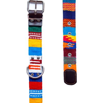 Collar Ohana de cuero para perro o gato