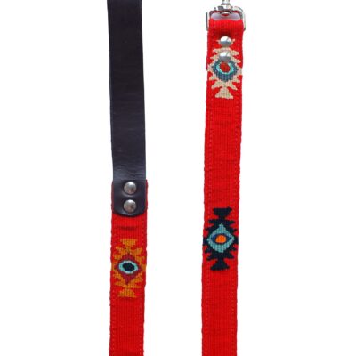 Correa Volcano de cuero para perro